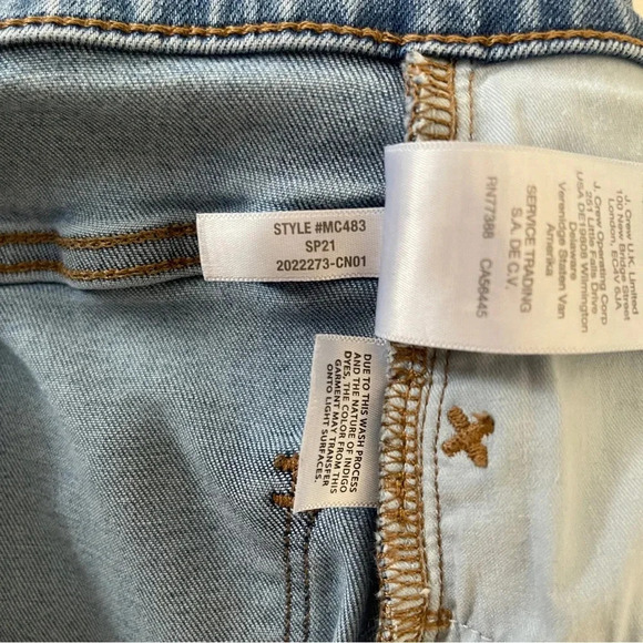 Madewell Curvy Roadtripper Jeans Women's Sz 25 in Benton Wash: Knee-Rip Edition - Picture 12 of 16